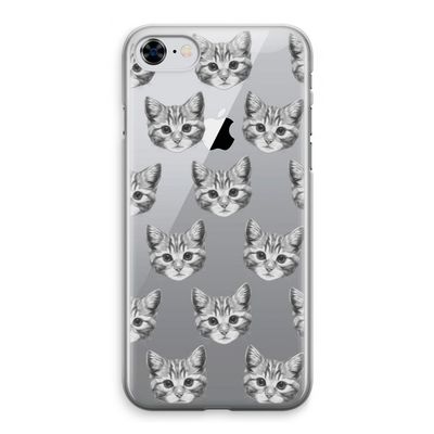 Kitten: iPhone 8 Transparant Hoesje