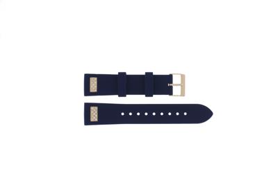 Horlogeband Guess W1160L3 / Queen Silicoon Blauw 20mm