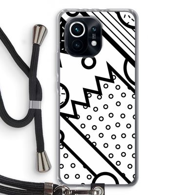 Pop Art #4: Xiaomi Mi 11 Transparant Hoesje met koord