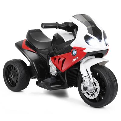 Kinderen Rijden op de Motorfiets met Training Wielen Hoofd Licht Muziek Modus 3 Wiel Motorfiets 6V Batterij Aangedreven