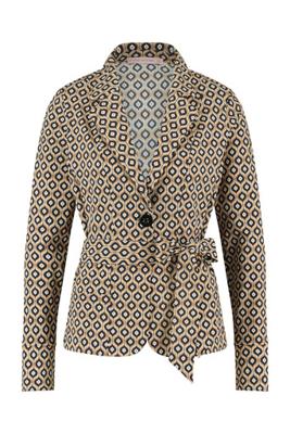 Jade culture blazer - offwhite/mustard - 07005