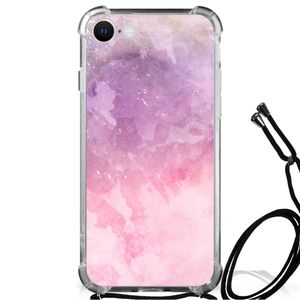 Back Cover iPhone SE 2022 | 2020 | 8 | 7 Pink Purple Paint