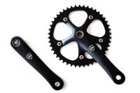 Polo & Bike Crankset 46t - Zwart Polo & Bike Crankset 46t - Zwart