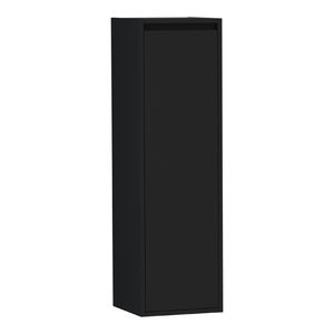 Hoge Kast NEXXT Exclusive Line Linksdraaiend 120x35x35 cm Mat Zwart Sanitop