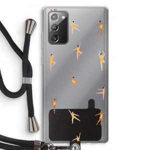 Dans #2: Samsung Galaxy Note 20 / Note 20 5G Transparant Hoesje met koord