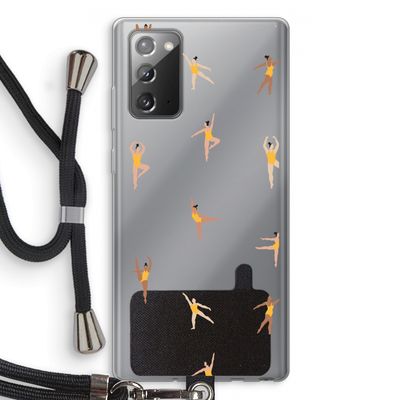 Dans #2: Samsung Galaxy Note 20 / Note 20 5G Transparant Hoesje met koord