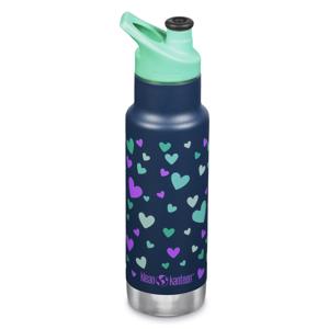 Klean Kanteen Kid Thermosfles 355 ml Navy Hearts