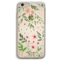 Botanical sweet flower heaven: iPhone 6 Plus / 6S Plus Transparant Hoesje