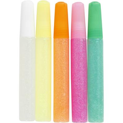 Creativ Company Glitterlijm, pastelkleuren, 5x10 ml/ 1 doos