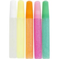 Creativ Company Glitterlijm, pastelkleuren, 5x10 ml/ 1 doos