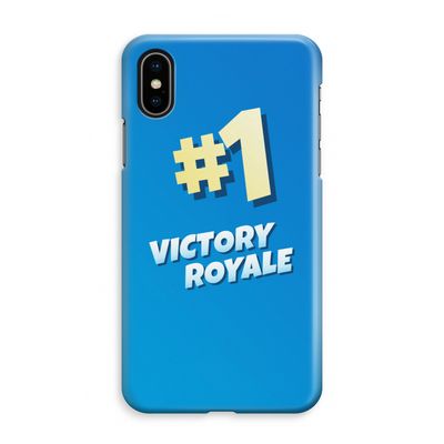 Victory Royale: iPhone XS Max Volledig Geprint Hoesje