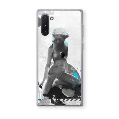 I will not feel a thing: Samsung Galaxy Note 10 Transparant Hoesje