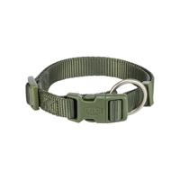 TRIXIE HALSBAND HOND PREMIUM OLIJFGROEN 35-55X2 CM