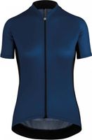 Assos Uma GT korte mouw fietsshirt blauw Dames L