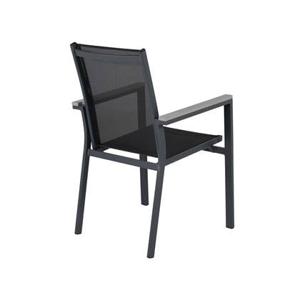 Venture Home Parma Eetkamerstoel 60 x 90 x 57 - Zwart - 2-pack