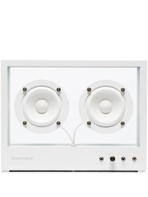 Transparent petite enceinte à design transparent - Blanc