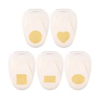 Vaessen Creative • figuurpons set basisvormen geschulpt 5st.