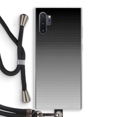 Musketon Halftone: Samsung Galaxy Note 10 Plus Transparant Hoesje met koord