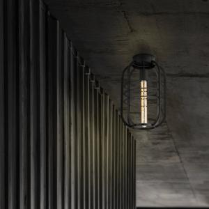 Plafondlamp Nero L - zwart