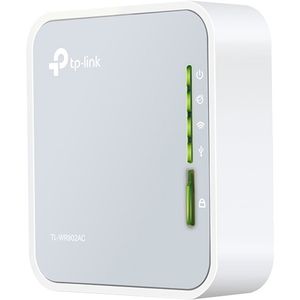 TP-Link TL-WR902AC draadloze router Fast Ethernet Dual-band (2.4 GHz / 5 GHz) 4G Wit