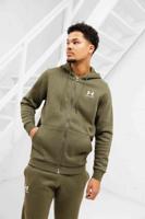 Under Armour Icon Fleece Full-Zip Hoodie Heren Donkergroen - Maat M - Kleur: Donkergroen | Soccerfanshop