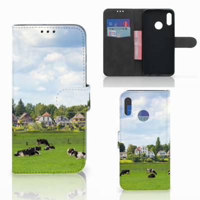 Honor 10 Lite | Telefoonhoesje | Met pasjeshouder | Koeien