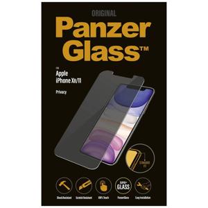 PanzerGlass Standard Privacy P2662 Screenprotector (glas) Apple iPhone 11, iPhone XR 1 stuk(s) Anti-vingerafdruk, Antibacterieel, Meekijkbescherming