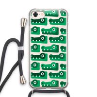 Crocs: iPhone 7 Transparant Hoesje met koord Crocs: iPhone 7 Transparant Hoesje met koord