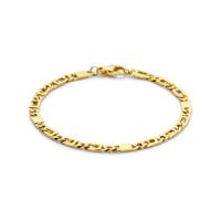 14k Geelgouden Armband met Schakelbreedte van 4,7 mm - Luxe en Comfort
