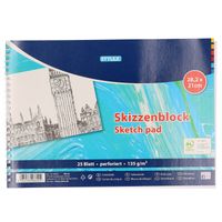 2x Tekenboeken A4 25 vellen wit