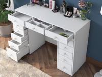 Make-up tafel ADELE 13 lades wit Make-up tafel ADELE 13 lades wit