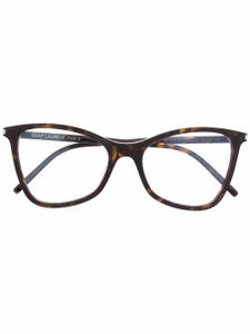 Saint Laurent Eyewear lunettes de vue à monture carrée - Marron