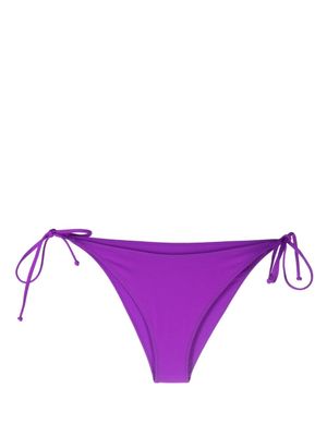 MC2 Saint Barth bas de bikini à détail noué - Violet