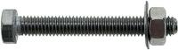 Bofix vork-kroonbout rvs m6-45 compleet (10st)