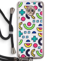 8-bit N°6: Motorola Moto G6 Transparant Hoesje met koord