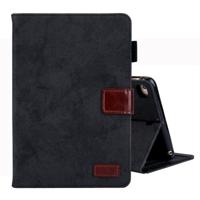 Voor iPad Mini 1/2/3/4 Business stijl horizontale Flip lederen draagtas met houder & kaartsleuf & fotolijstjes & slaap/Wake-up functie (zwart)