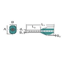 Weidmüller 9018860000 Dubbele adereindhulzen 10 mm² Deels geïsoleerd Ivoor 100 stuk(s)