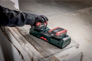 Metabo DUO ASC 145 12/18/36V LiHD/Li-Ion Accu duolader met USB laadpoort (2x) - Air Cooled - 627495000 - 627495000