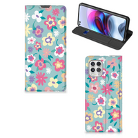 Motorola Moto G100 Smart Cover Flower Power - thumbnail