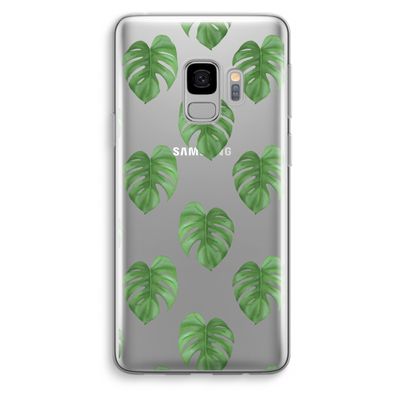 Monstera leaves: Samsung Galaxy S9 Transparant Hoesje