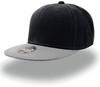 Atlantis AT603 Snap Back Cap - Black/Grey - One Size