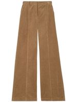 Burberry pantalon ample en velours côtelé - Marron - thumbnail