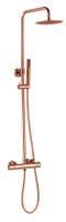 Best Design Lyon thermostatische opbouw regendouche 20cm Rosé goud