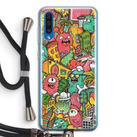 Vexx City: Samsung Galaxy A50 Transparant Hoesje met koord