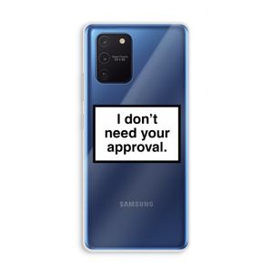 Don't need approval: Samsung Galaxy Note 10 Lite Transparant Hoesje