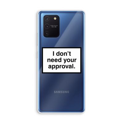 Don't need approval: Samsung Galaxy Note 10 Lite Transparant Hoesje