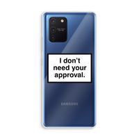 Don't need approval: Samsung Galaxy Note 10 Lite Transparant Hoesje