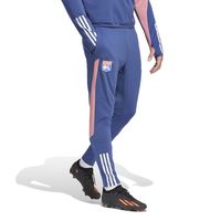 adidas Olympique Lyon Trainingsbroek 2023-2024 Blauw Roze Wit - thumbnail