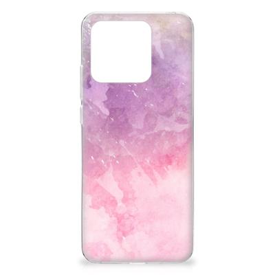 Smartphone hoesje Xiaomi Redmi 10C Pink Purple Paint