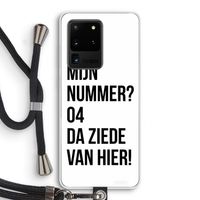 Da ziede van hier: Samsung Galaxy S20 Ultra Transparant Hoesje met koord